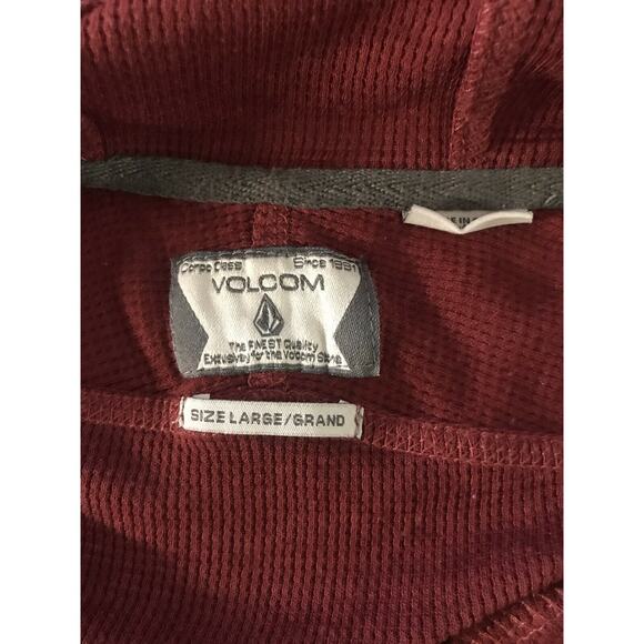 volcom maroon pullover larger leightweight‎ - Picture 7 of 7